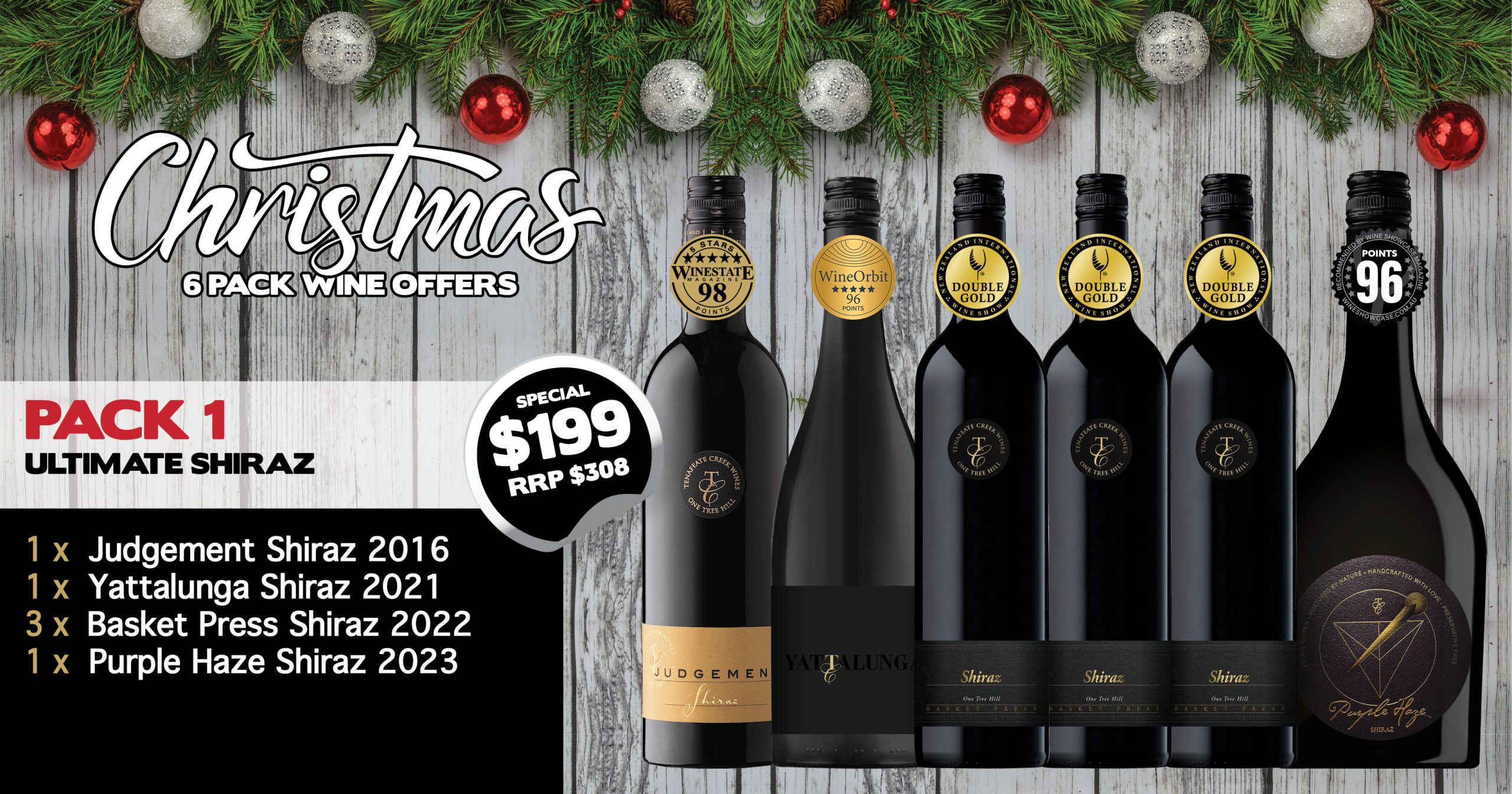 XMAS WINE PACKS 2023 • Tenafeate Creek Wines